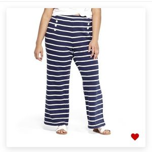 Target vineyard vine striped pants. Plus size